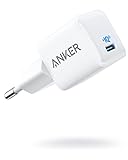 Anker 511 (Nano) 20W iPhone USB C Ladegerät mini, Für iPhone 16/15/14/13/12 Serie, Galaxy, Pixel 4/3, iPad Pro, AirPods Pro, Mattweiß (Ohne Ladekabel)