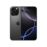 Apple iPhone 16 Pro Max 256 GB: 5G Handy mit Kamerasteuerung, 4K 120 Dolby Vision und einem großen Sprung bei der Batterielaufzeit. Funktioniert mit AirPods, Titan Schwarz