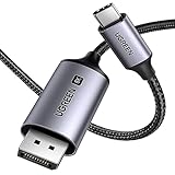 UGREEN USB C auf DisplayPort 1.4 Kabel 8K 60Hz 30Hz 4K 240Hz 144Hz HDR VRR Thunderbolt 4 3 DP1.4 Kabel kompatibel mit iPhone 15 MacBook Pro Air M1 M2 iPad Pro Air 5 Surface Pro 8 Galaxy S23 (2M)