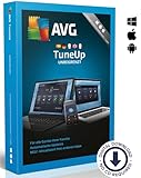 AVG TuneUp 2024 | Unbegrenzte Geräteanzahl | 1 Jahr | Junk-Dateien entfernen und das System beschleunige | - für Windows, macOS, und Android | ESD