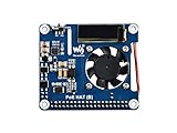 Waveshare Power Over Ethernet HAT for Raspberry Pi 3B+ and 802.3af PoE Network with Fan Control and Isolated Switched-Mode