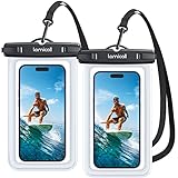 Lamicall wasserdichte Handyhülle, Unterwasser Handytasche - [2 Stück] IPX8 Wasserfeste Hülle für Schwimmen, Waterproof Phone Case für iPhone 16 15 14 13 12 Pro Max, Sumsung, Smartphone bis zu 7 Zoll