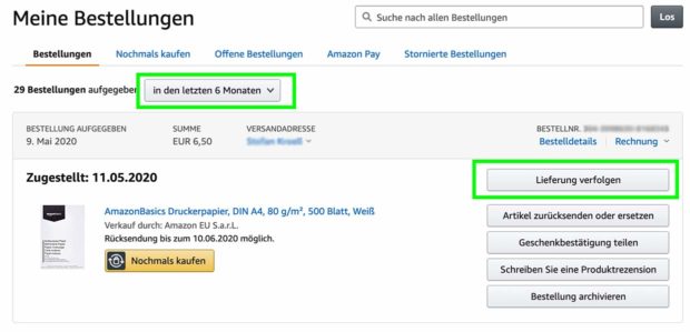 Amazon: Alte Bestellungen anzeigen & verfolgen - So geht's » Xgadget.de